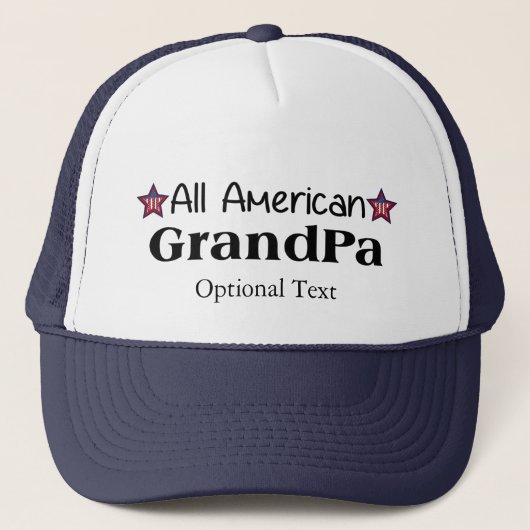 All American Opa Truckerkappe (Vorderseite)