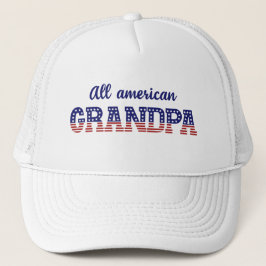 All American Opa USA 4. Juli Celebration Truckerkappe