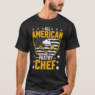 All American Pastry Koch American Flag Pastry Céry T-Shirt