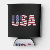 "All American" Patriotic USA Logo Dosenkühler (Vorderseite)