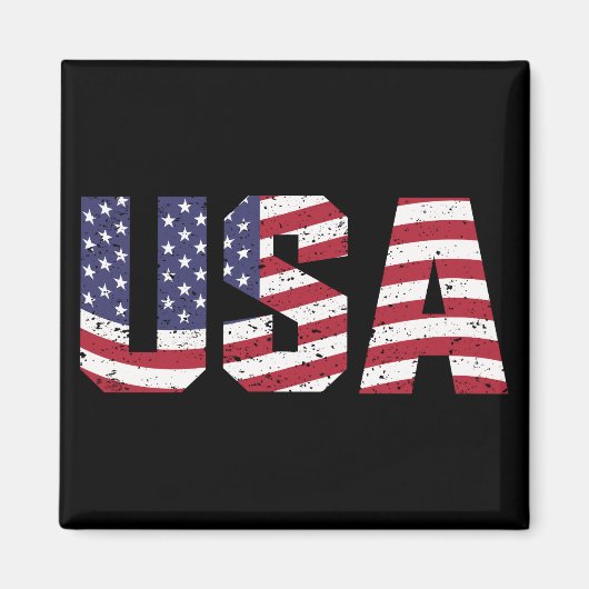 "All American" Patriotic USA Logo Magnet (Vorne)