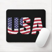 "All American" Patriotic USA Logo Mousepad (Mit Mouse)
