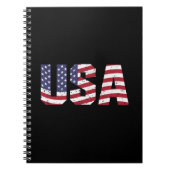 "All American" Patriotic USA Logo Notizblock (Vorderseite)