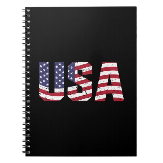 "All American" Patriotic USA Logo Notizblock (Vorderseite)