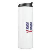 "All American" Patriotic USA Logo Thermosbecher (Nach links gedreht)