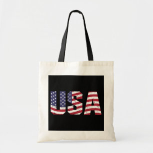 "All American" Patriotic USA Logo Tragetasche