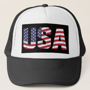 "All American" Patriotic USA Logo Truckerkappe