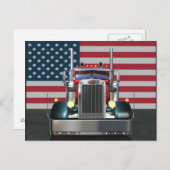 All American Peterbilt Postkarte (Vorne/Hinten)
