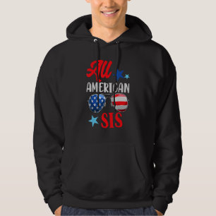 All American Sis 4th July Sonnenbrillen American U Hoodie