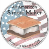 All American S'more Maker Aufkleber (Vorderseite)