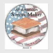 All American S'more Maker Aufkleber (Blatt)