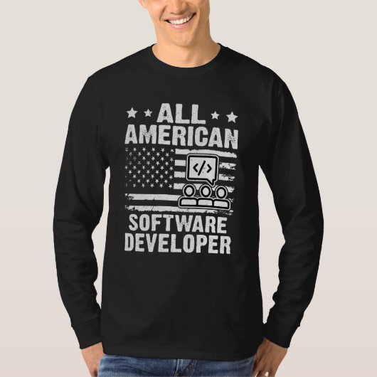 All American Software Developer T-Shirt (Vorderseite)