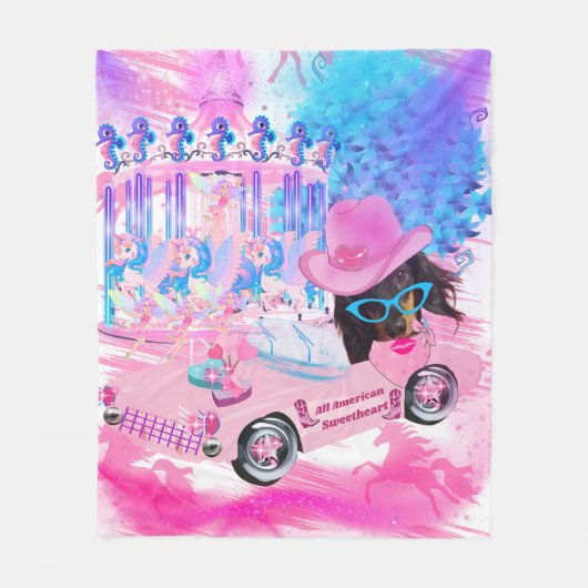 All American Sweetheart Blanket Fleecedecke (Vorderseite)