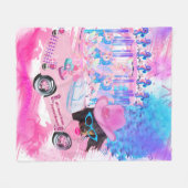 All American Sweetheart Blanket Fleecedecke (Vorderseite (Horizontal))