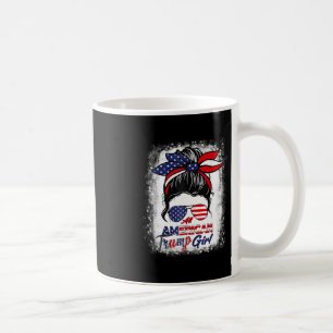 All American Trump Girl 4. Juli Unordentlicher Dut Kaffeetasse