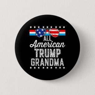 All American Trump Oma American Flag Sungles T Button