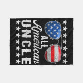 All American Uncle Shirt  Fleecedecke (Vorderseite (Horizontal))