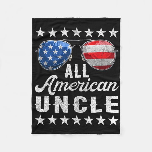 All American Uncle Shirt  Fleecedecke (Vorderseite)