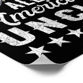 All American Uncle Shirt Poster (Ecke)