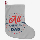 All American Vater Abzeichen Großer Weihnachtsstrumpf (Vorderseite)