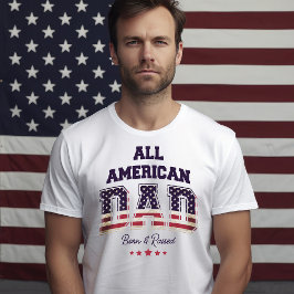 All American Vater Patriotic 4. Juli T-Shirt