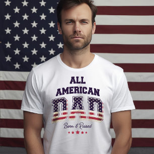All American Vater Patriotic 4. Juli T-Shirt