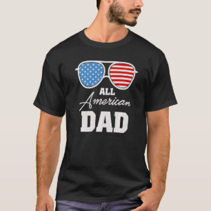 All American Vater Sonnenbrille 4. Juli T-Shirt