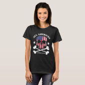 All American Whatever Fun 4th of July USA Flag Pir T-Shirt (Vorne ganz)