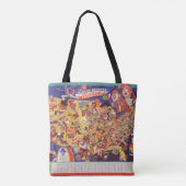 All-Amerikanische Vintage Fußball-Karte Tasche (Rückseite)