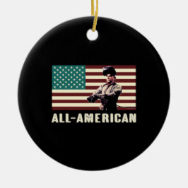 All-Amerikanischer Schweißer Keramik Ornament