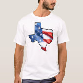 ALL-AMERIKANISCHER T - SHIRT TEXAS (Vorderseite)