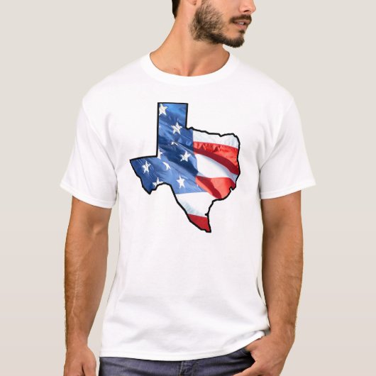 ALL-AMERIKANISCHER T - SHIRT TEXAS (Vorderseite)