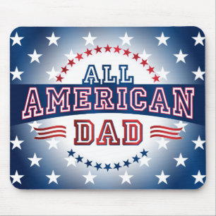 All-Amerikanischer Vater Mousepad