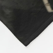 All-Amerikanisches schwarzes Labrador retriever Fleecedecke (Ecke)