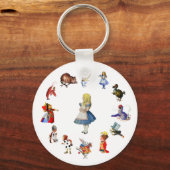 ALL AROUND ALICE IN WONDERLAND SCHLÜSSELANHÄNGER (Vorderseite)