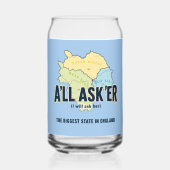 A'll Asker – Großartigster Staat Yorkshire's Dosenglas (Rückseite)