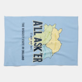 A'll Asker – Großartigster Staat Yorkshires Geschirrtuch (Horizontal)