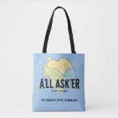A'll Asker – Großartigster Staat Yorkshires Tasche (Vorderseite)