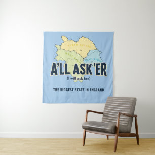 A'll Asker – Großartigster Staat Yorkshires Wandteppich