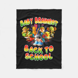 All Baby Brainrot Italien Zurück zur Schule Für Fleecedecke