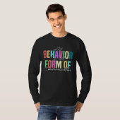 All Behavior Is A Form Of Communication ABA Therap T-Shirt (Vorne ganz)