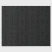 All Black Exotic Cobra Snakeskin Geschenkpapier (Flach)