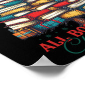 All Booked For Christmas Book Tree Lights Christma Poster (Ecke)