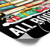 All Booked For Christmas Coquette Books Teacher Xm Poster (Ecke)