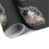 All Booked for Christmas Coquette Xmas Book Club  Geschenkpapier (Rolleneckpunkt)
