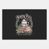 All Booked for Christmas Coquette Xmas Book Club  Geschenkpapier Set (Vorderseite)