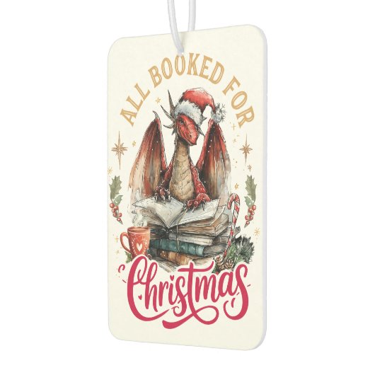 All Booked for Christmas Dragon Autolufterfrischer (Links)