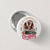 All Booked for Christmas Dragon Button (Vorne & Hinten)