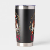 All Booked for Christmas Dragon Thermobecher (Links)