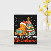 All Booked For Christmas Gingerbread Christmas Tre Karte (Gelbe Blume)